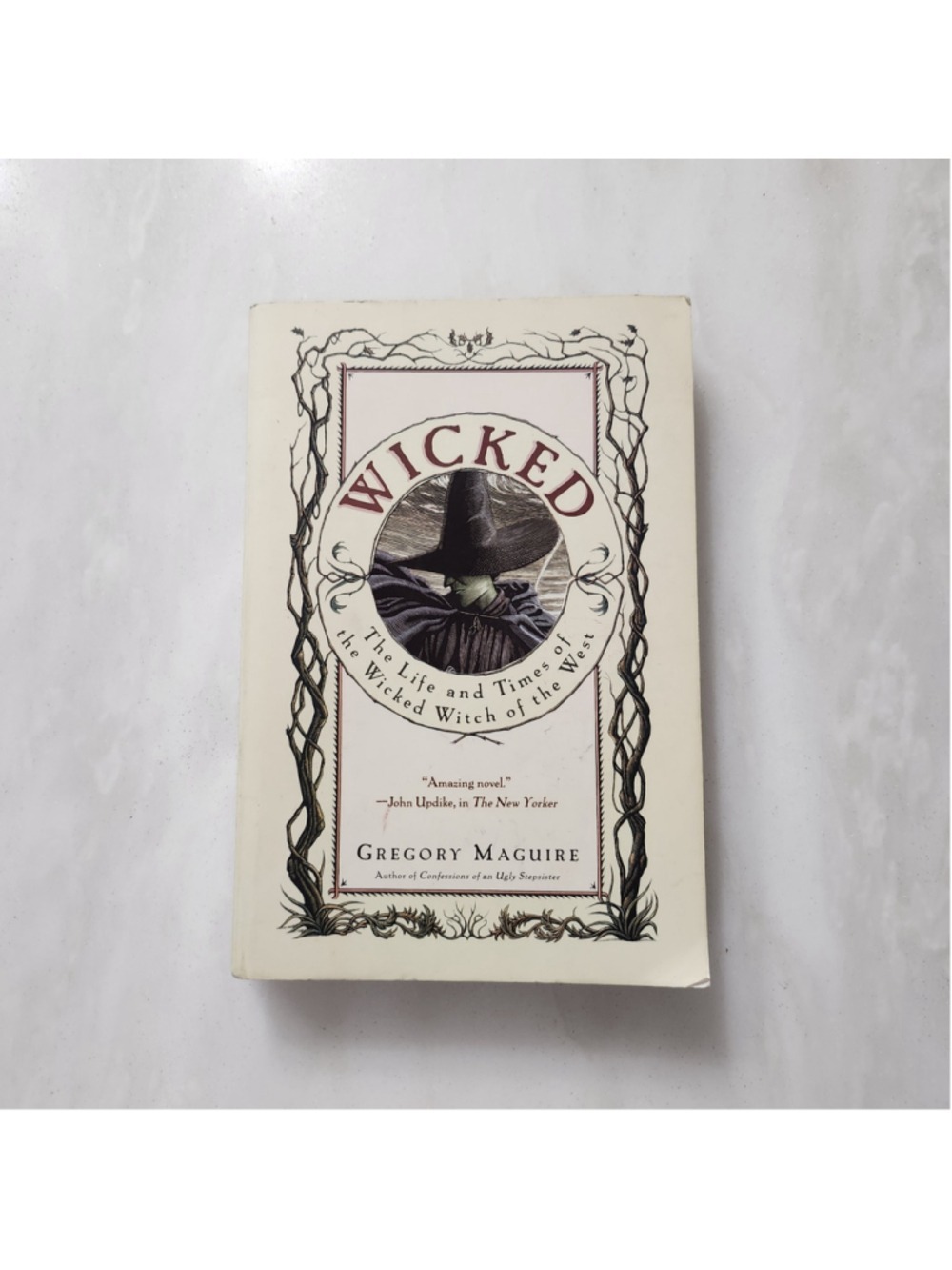 Wicked by Gregory Maguire Paperback Book - Beige and Black